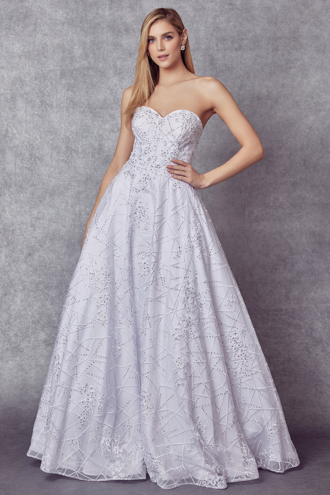 Juliet 692W bridal gown front view