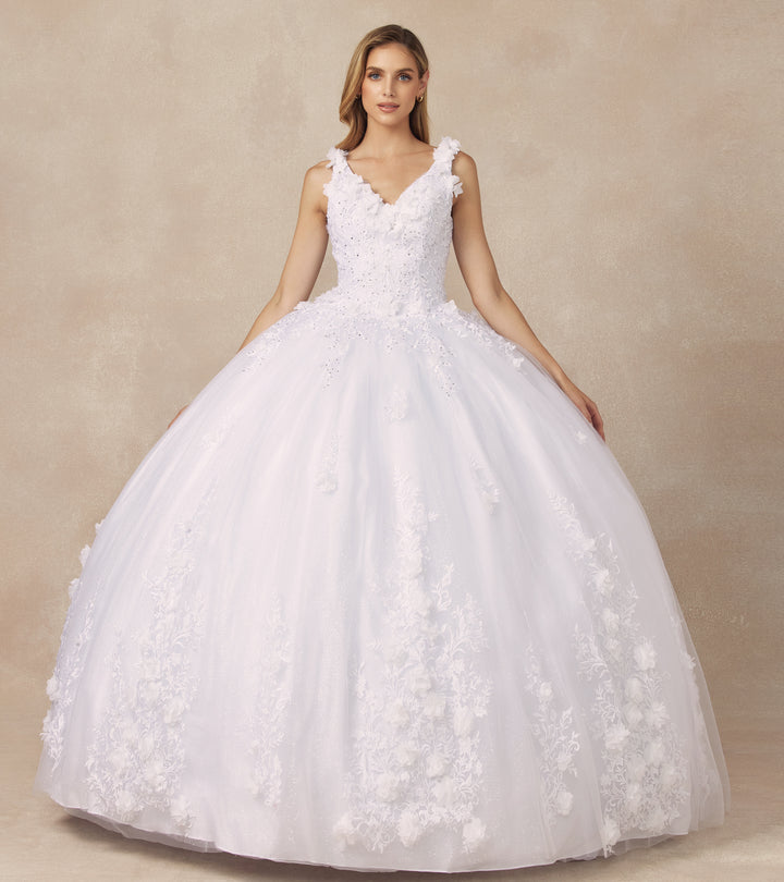 Juliet 1437 quinceanera ball gown front view, option 4