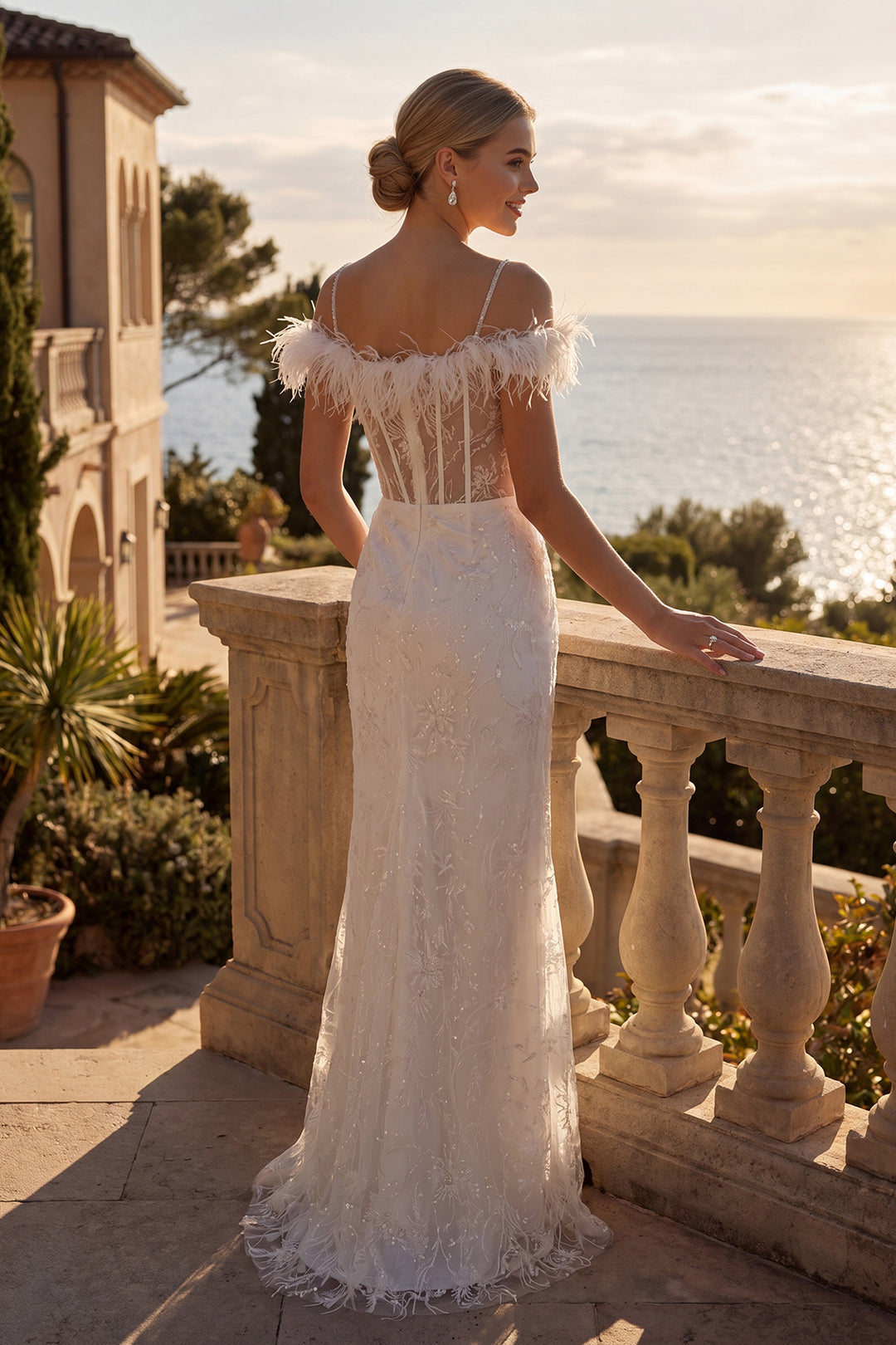 Juliet 2402W bridal gown back view