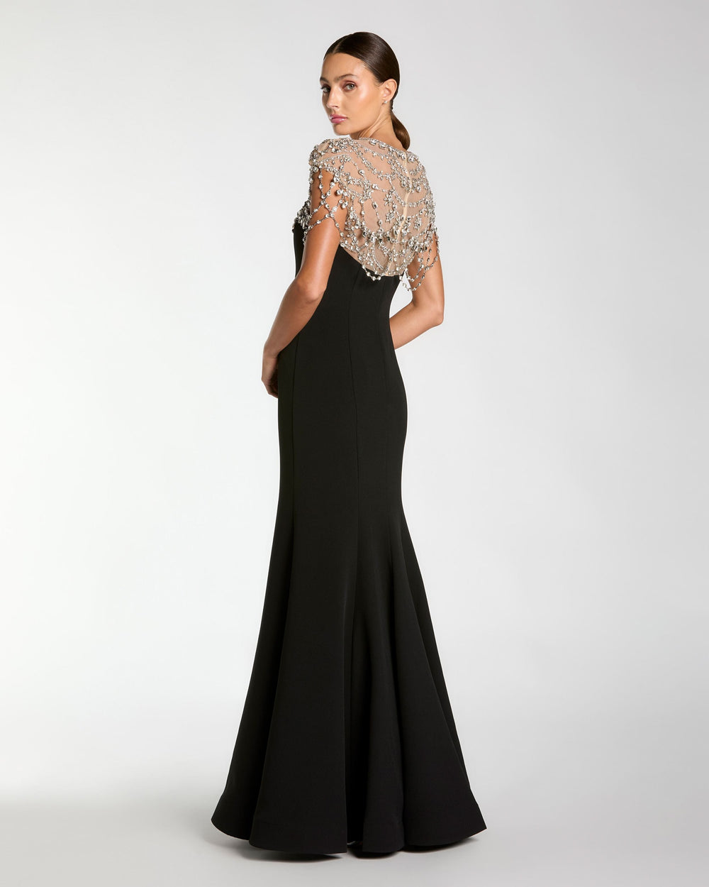 Mac Duggal 13234 Crystal Embellished Mermaid Gown