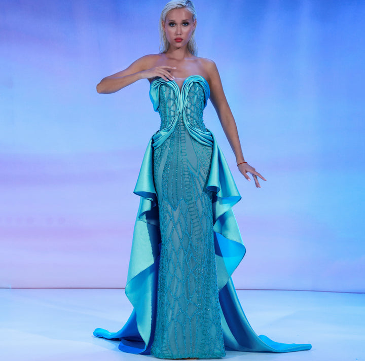 REVERIE COUTURE SS163 DRESS - FOSTANI.com