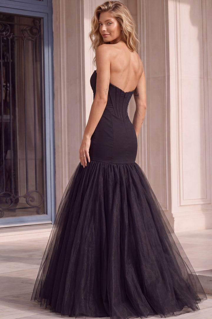 Jovani 48974 Mermaid Gown with Crystal Sweetheart Bodice