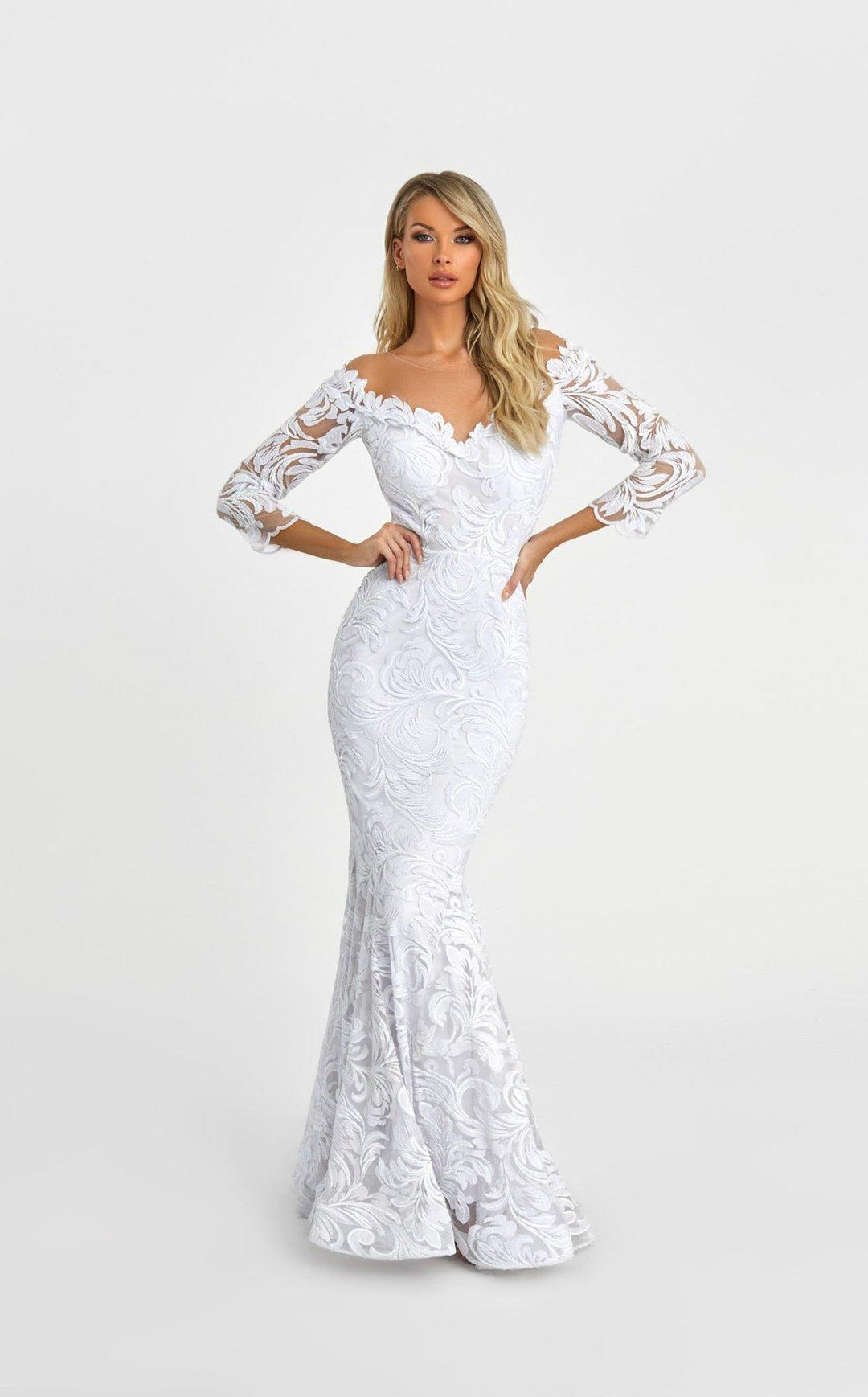 NICOLE BAKTI 7097 Dress - FOSTANI.com