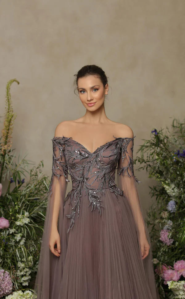 Tarik Ediz 98077 Dress - FOSTANI.com