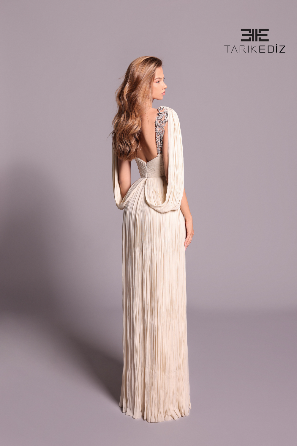 Tarik Ediz 99031 Dress - FOSTANI.com