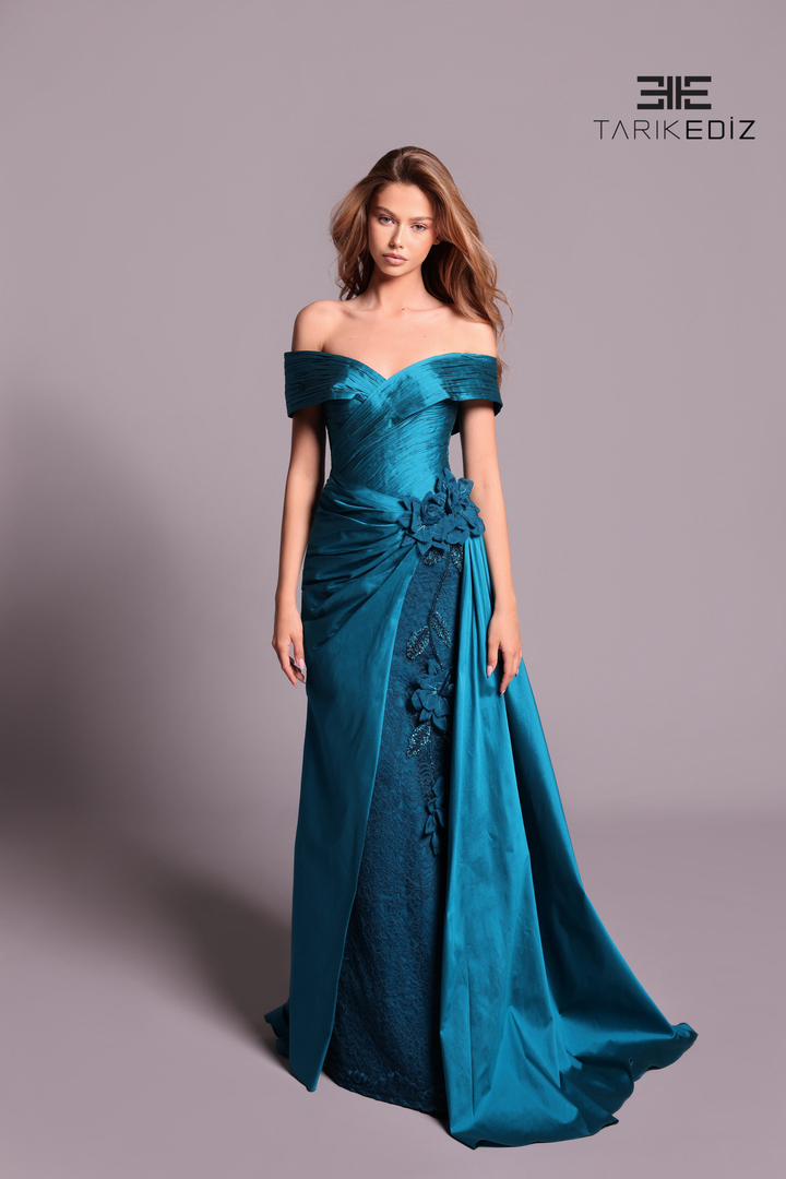 Tarik Ediz 99040 Dress - FOSTANI.com