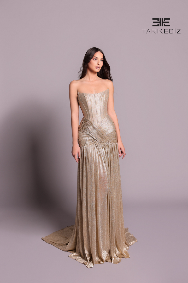 Tarik Ediz 99055 Dress - FOSTANI.com