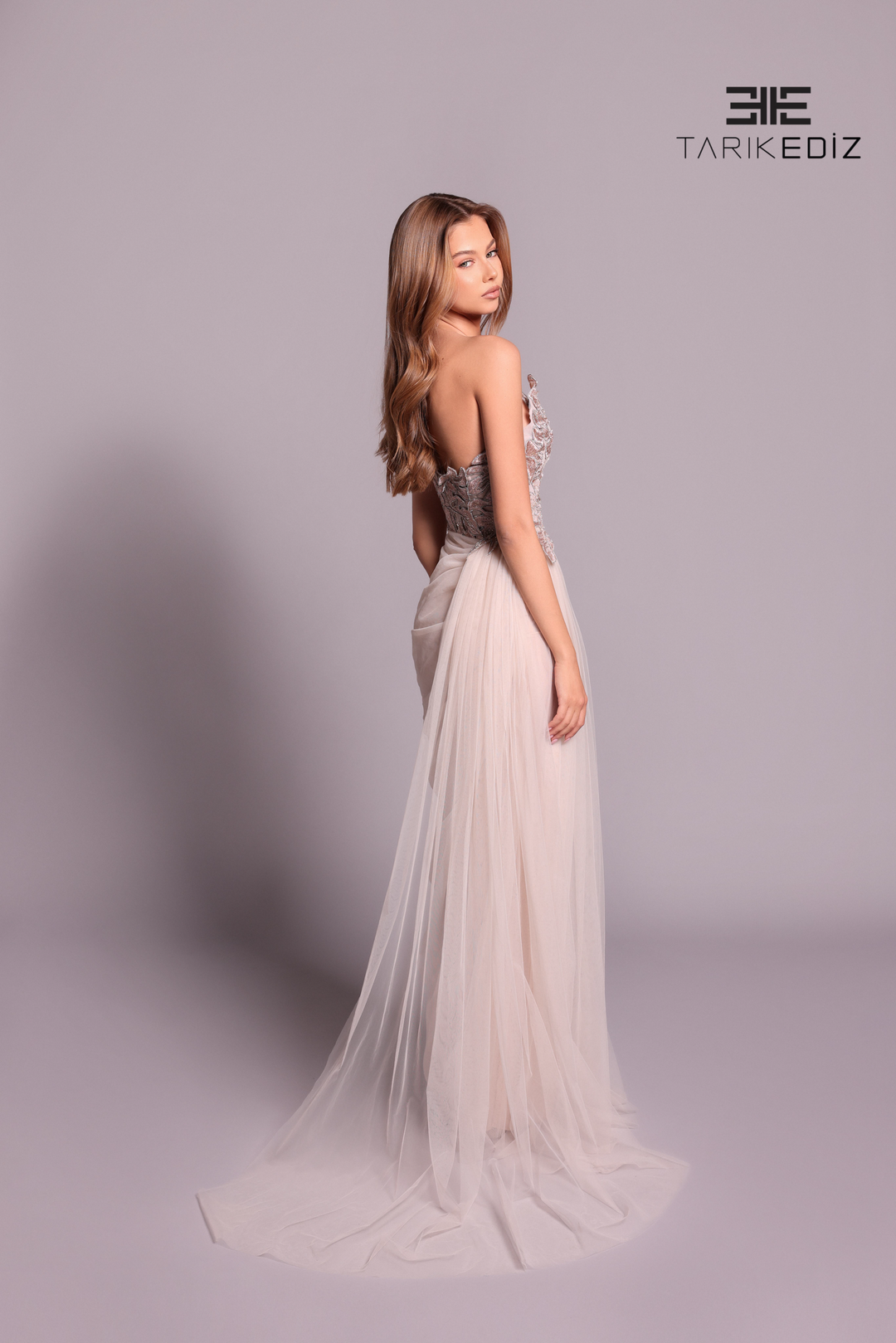 Tarik Ediz 99133 Dress - FOSTANI.com