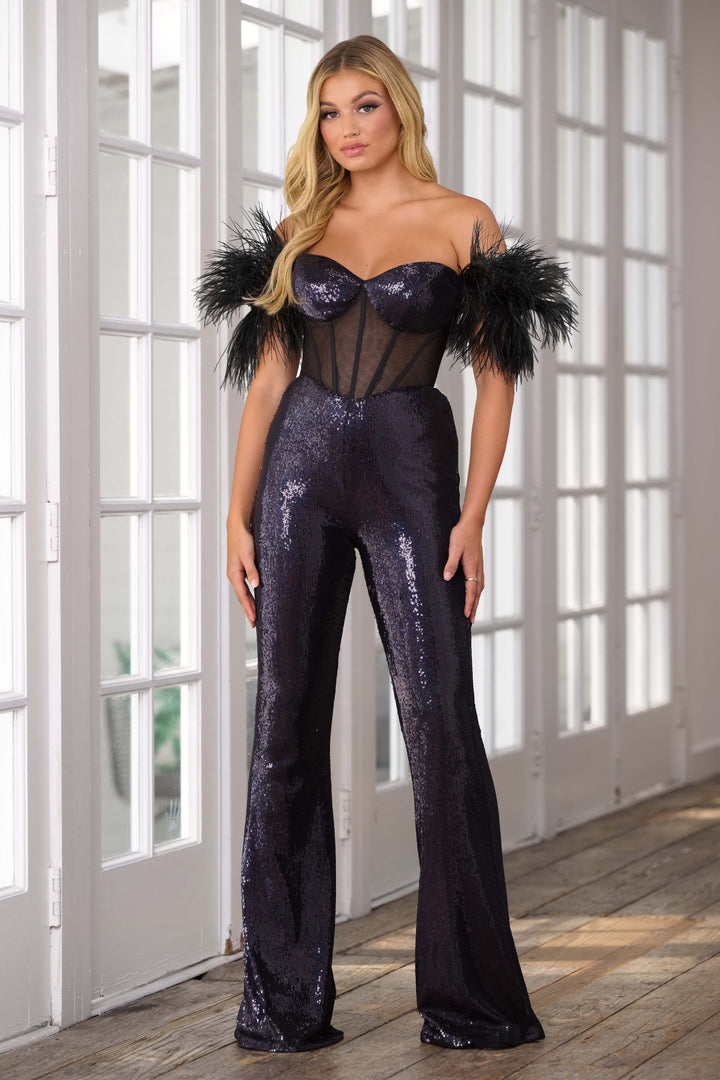 Ava Presley 39577 jumpsuit - FOSTANI.com