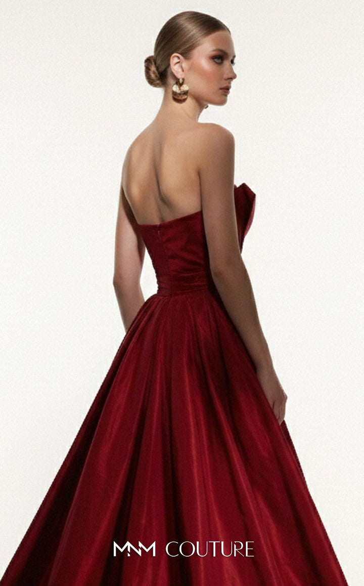 Fouad Sarkis F03006 Sweetheart Sleeveless Corset Bodice Couture Dress