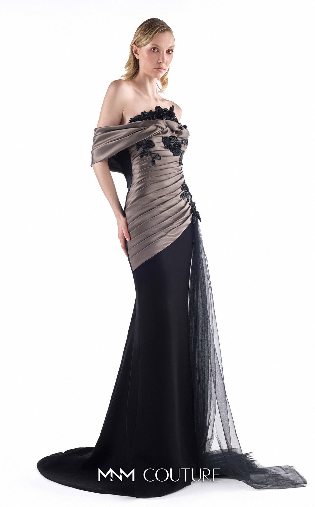 Gaby Charbachy G2228 couture gown, three-quarter view