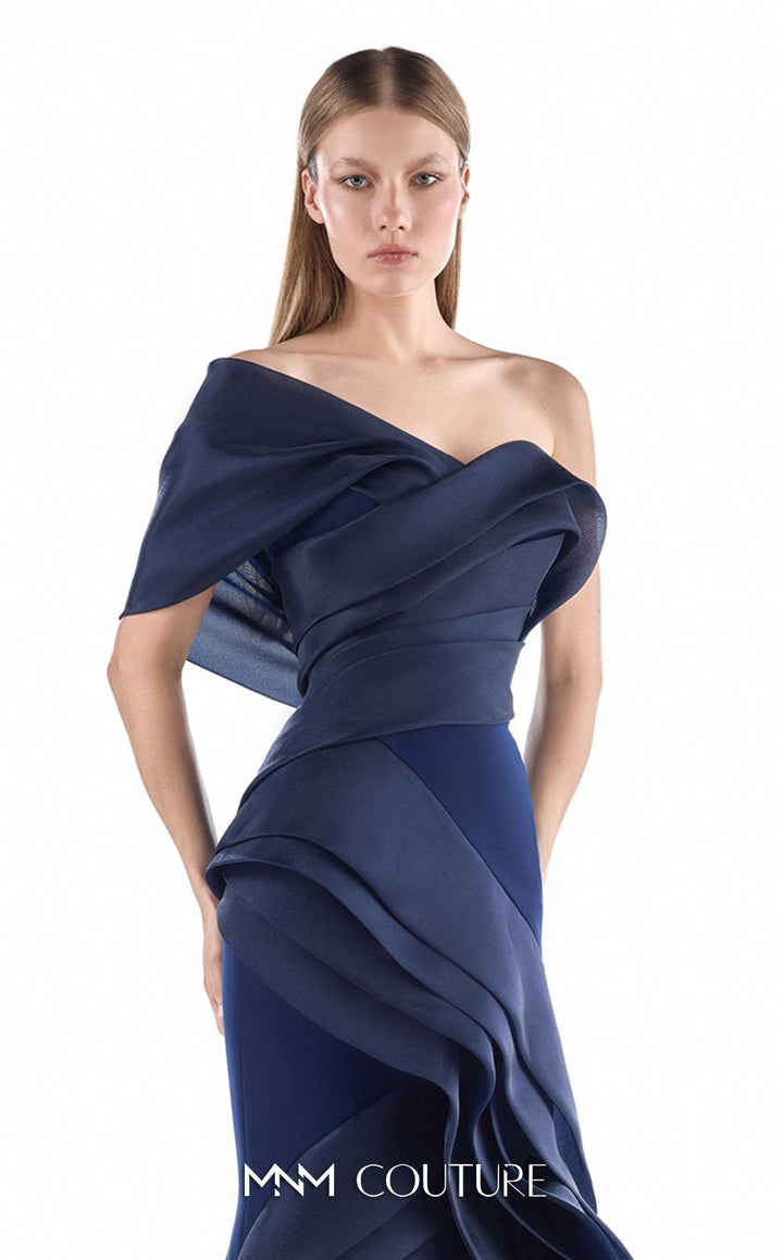 Gaby Charbachy G2233 couture gown, draped bodice detail