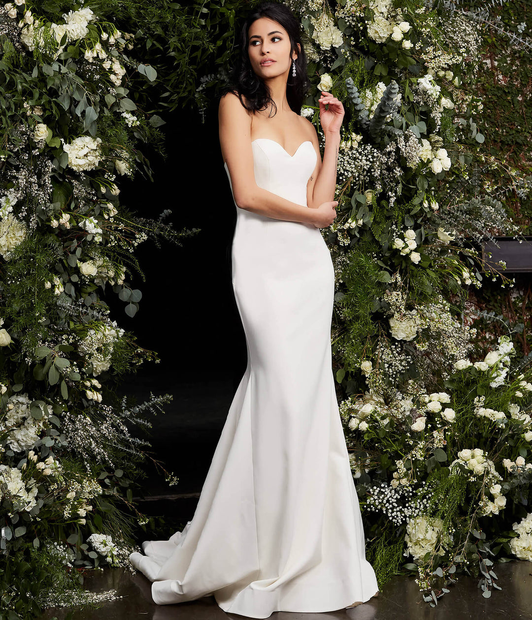 Jovani JB06912 Strapless Sweetheart Neck Wedding Dress