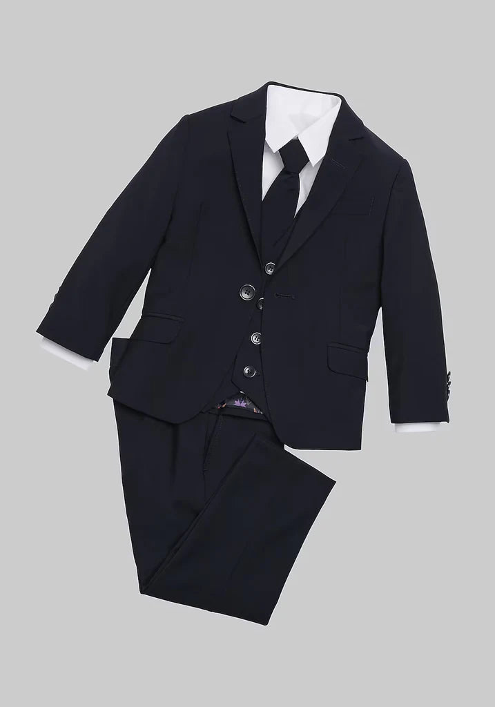 CLEO By Peanut Butter Collection Luxor Midnight Navy Kids suit - FOSTANI.com
