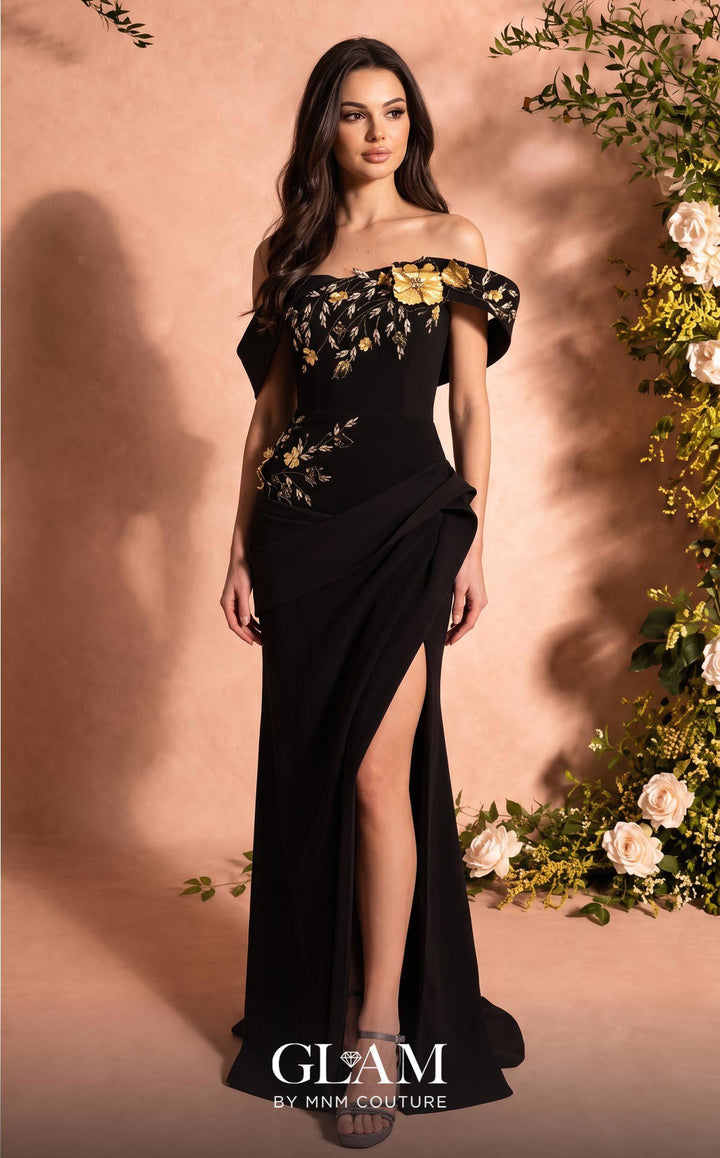 MNM Couture O07832 evening gown, front view