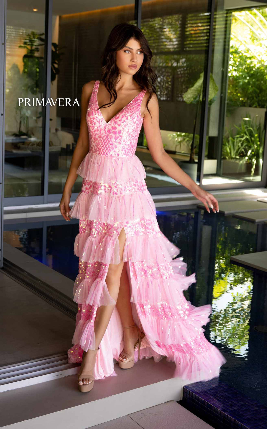 Primavera  4142  Dress - FOSTANI.com