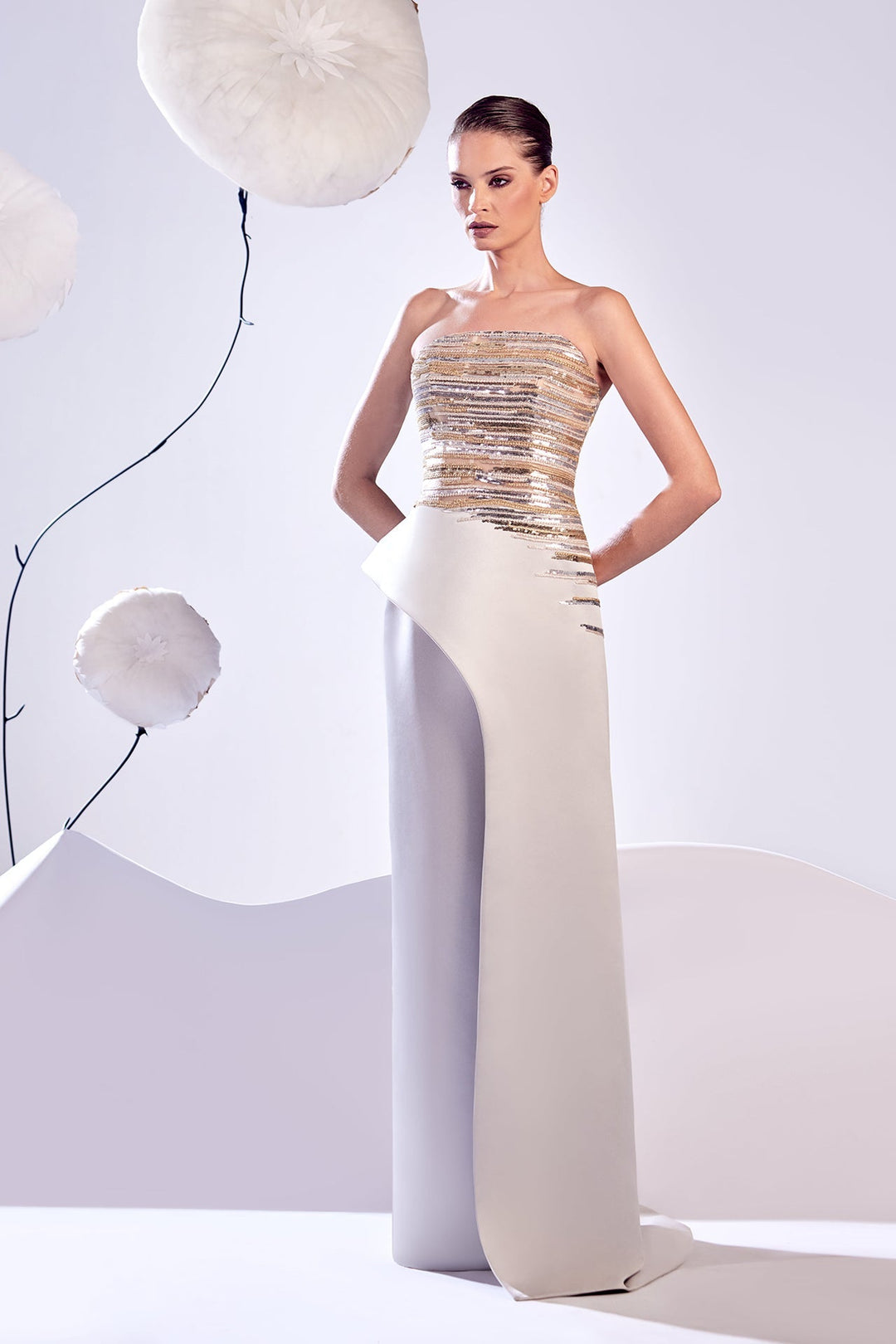 Edward Arsouni Couture 864 Dress - FOSTANI.com