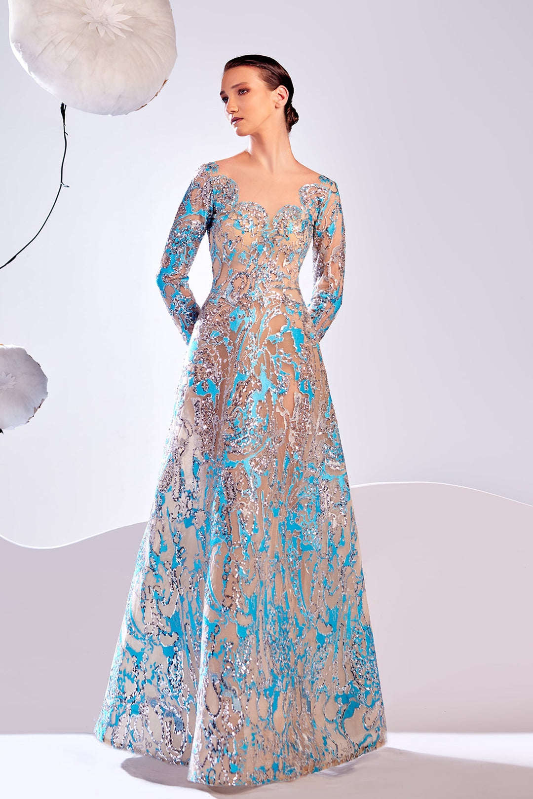 Edward Arsouni Couture 887 Dress - FOSTANI.com