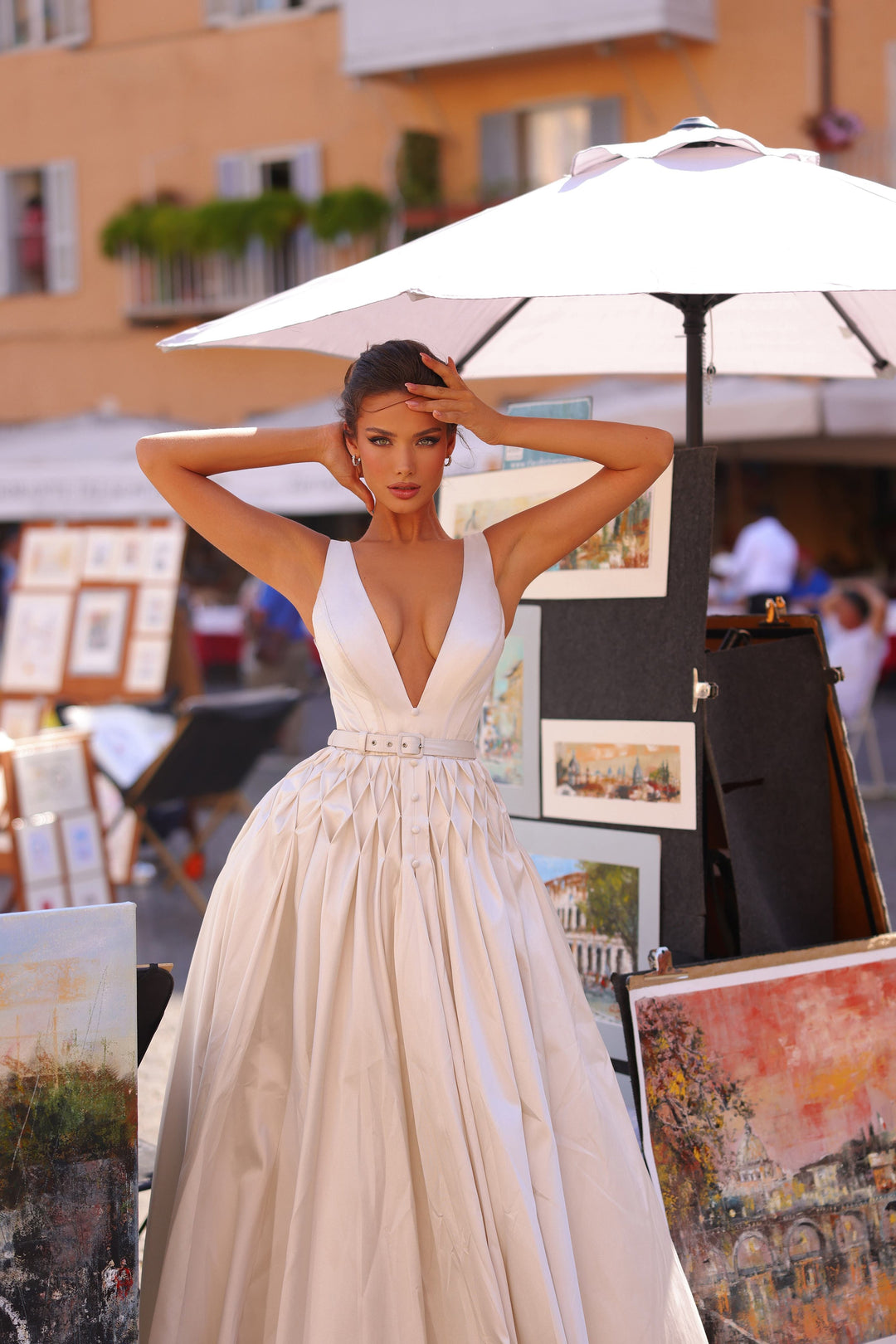 Tarik Ediz 98732 Dress - FOSTANI.com