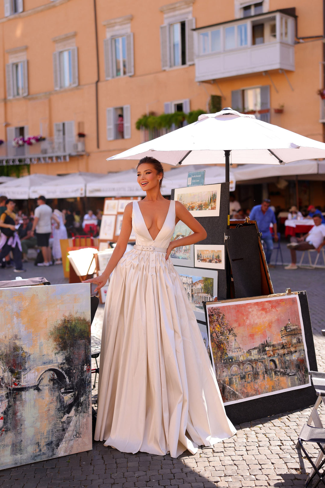 Tarik Ediz 98732 Dress - FOSTANI.com