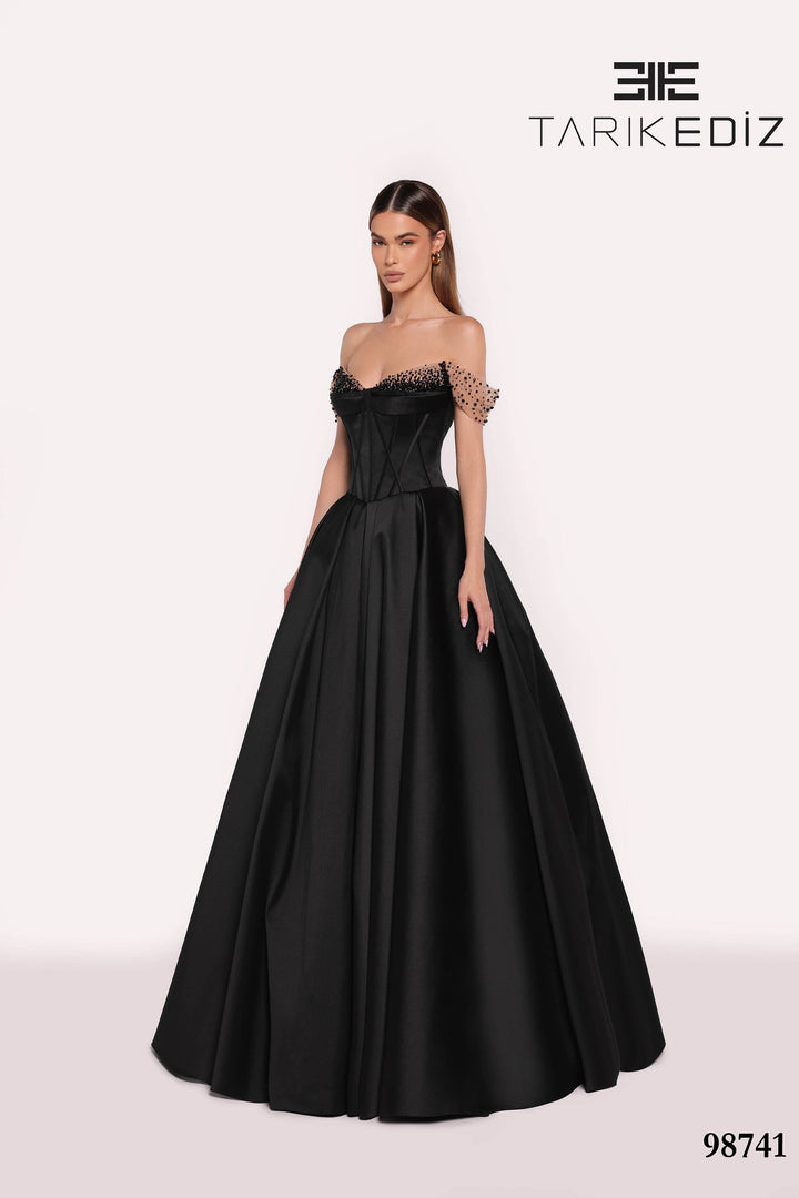 Tarik Ediz 98741 Dress - FOSTANI.com