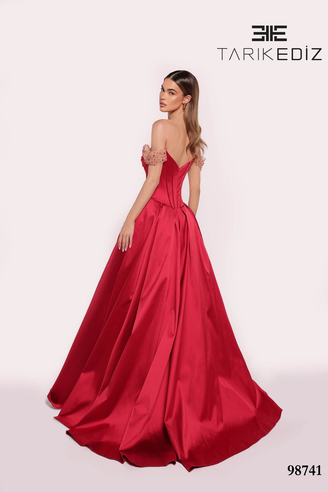 Tarik Ediz 98741 Dress - FOSTANI.com