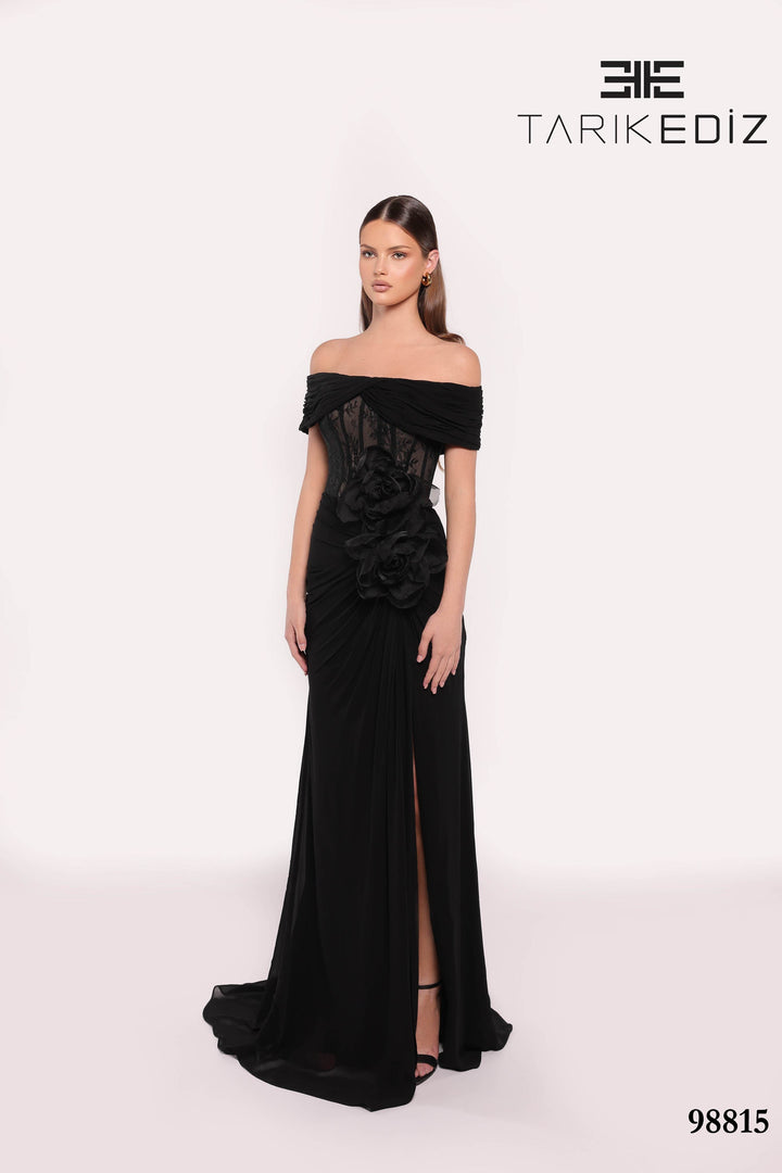 Tarik Ediz 98815 Dress - FOSTANI.com