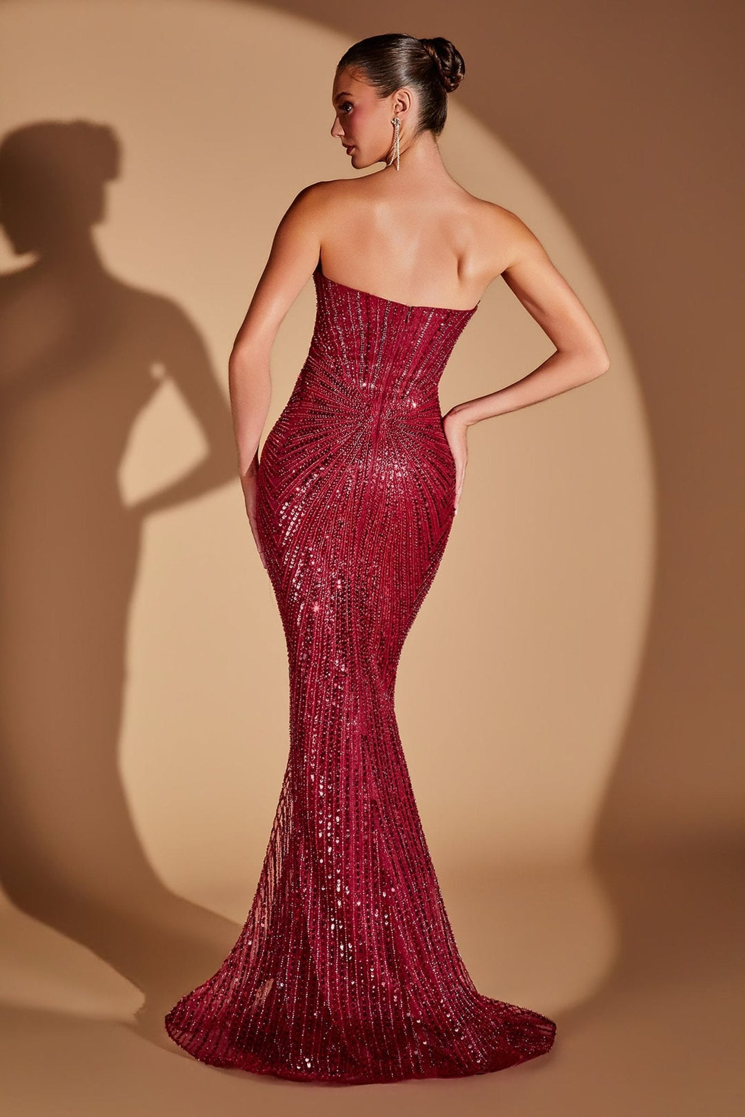 Ladivine CD0108 Designer Formal Gown Elegant Evening Dress