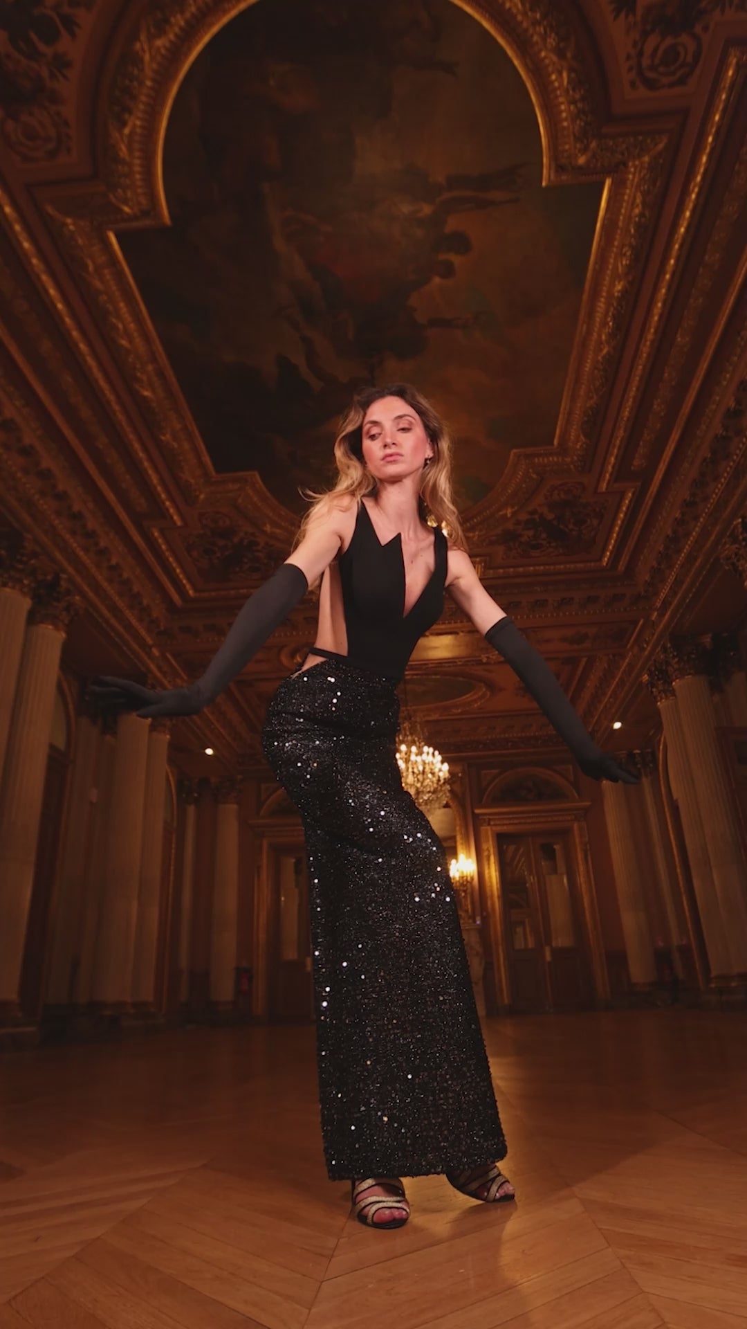 Abdo Aoude M08 Sequin-Embellished Couture Dress