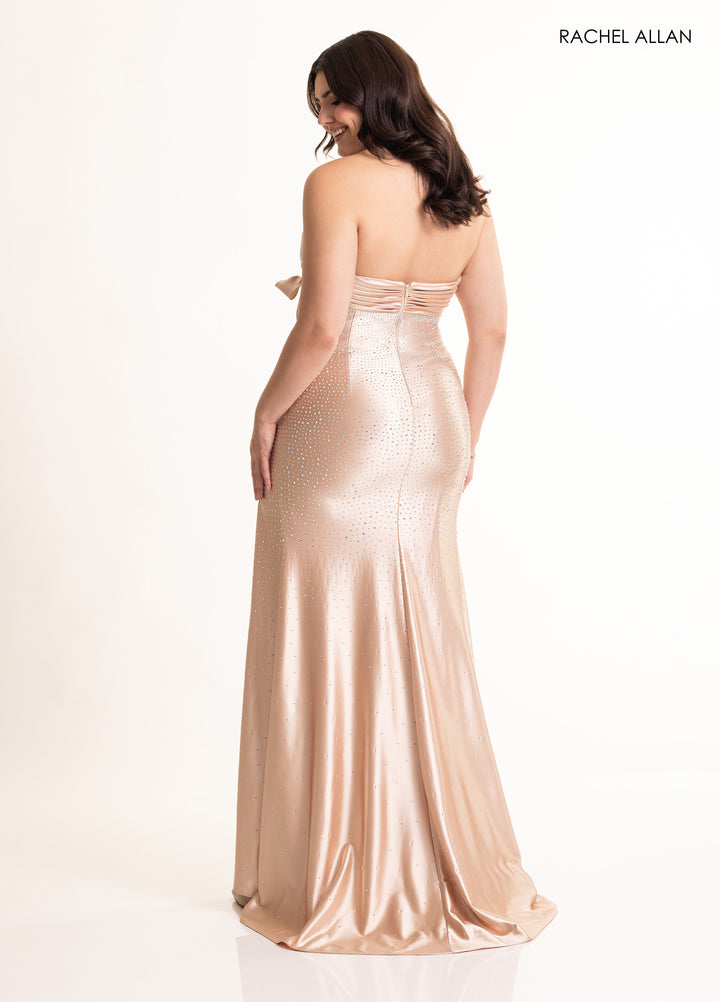 Rachel Allan 71067 Strapless Beaded Prom Dress 2026