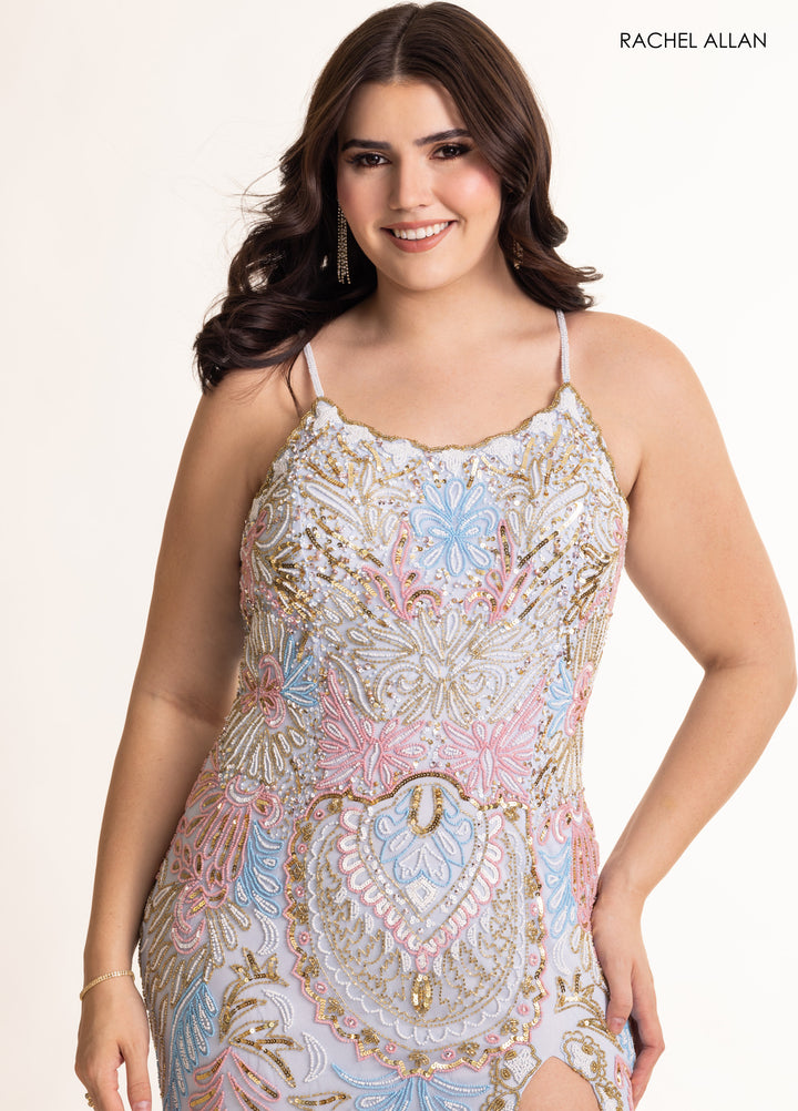 Rachel Allan 70002 Beaded Shimmer Prom Dress 2026