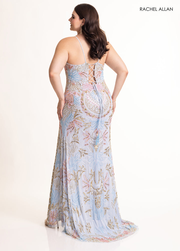 Rachel Allan 70002 Beaded Shimmer Prom Dress 2026