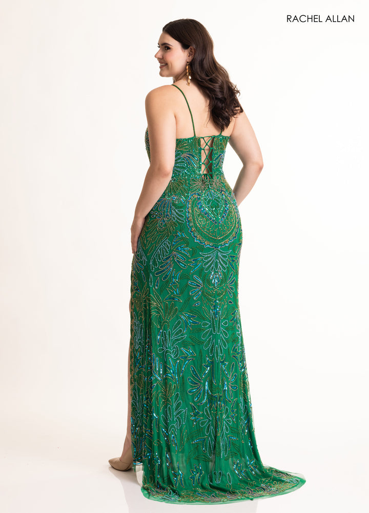 Rachel Allan 70002 Beaded Shimmer Prom Dress 2026