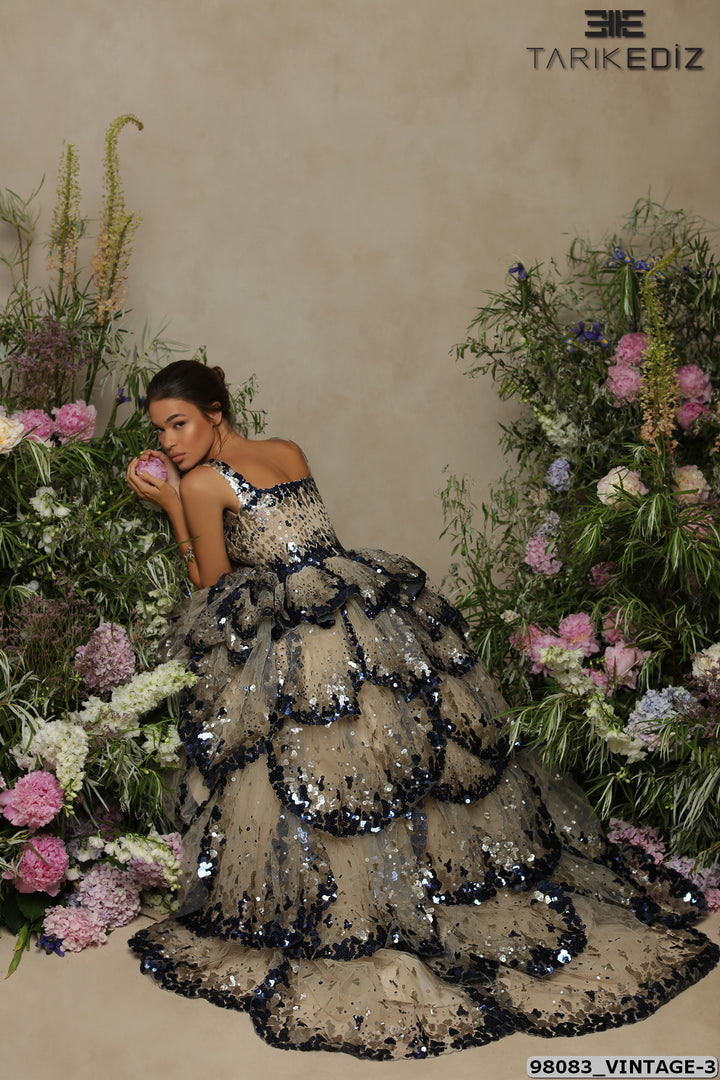 TARIK EDIZ 98083 Dress - FOSTANI.com